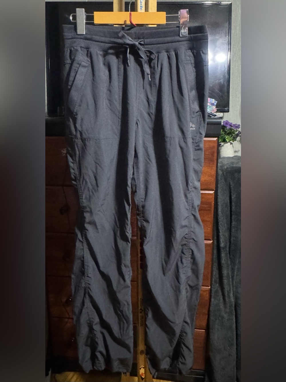 RBX Women's Charcoal Gray Drawstring light Pants